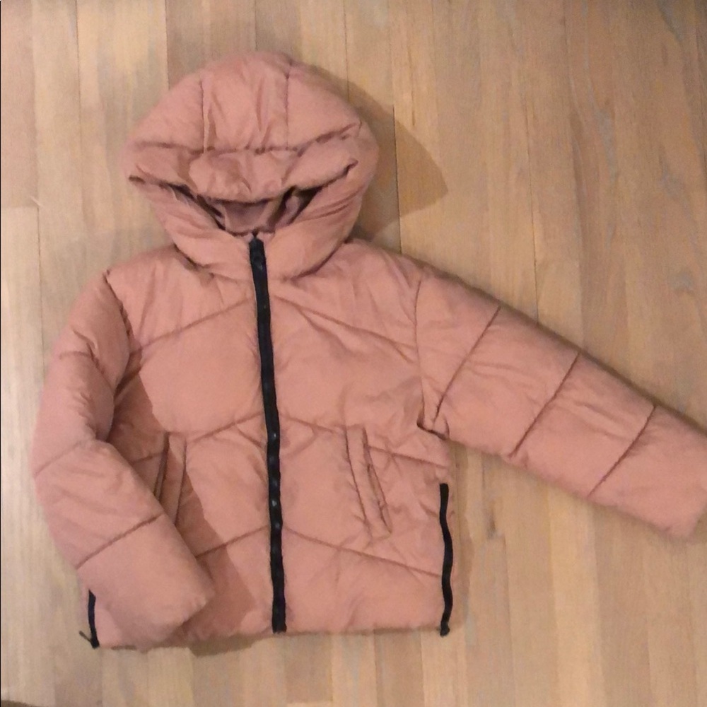 Girl’s Zara Hooded Puffer Winter Jacket